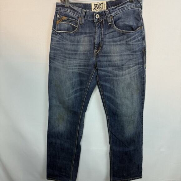 Ariat M4 Low rise Boot Denim Men Jeans Size 32X34 - Picture 2 of 12